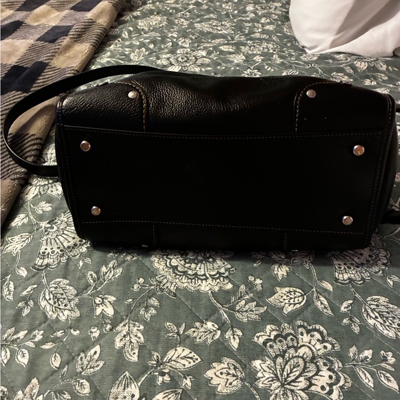 Coach Millie Satchel Handbag Black Leather Great Condition No Flaws No Smells - Picture 9 of 15